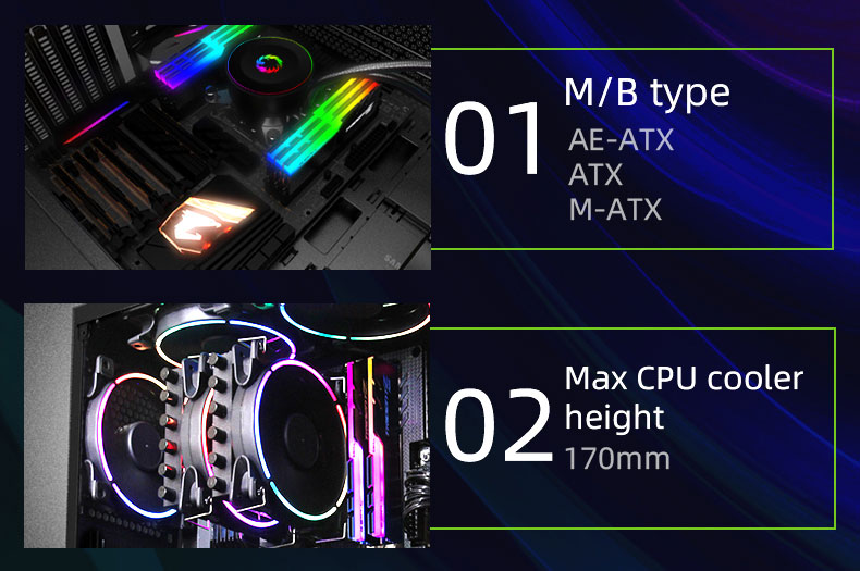 Gamemax Revolt Black Gaming Computer Case